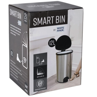WHITE MAGIC SMART BIN 12L